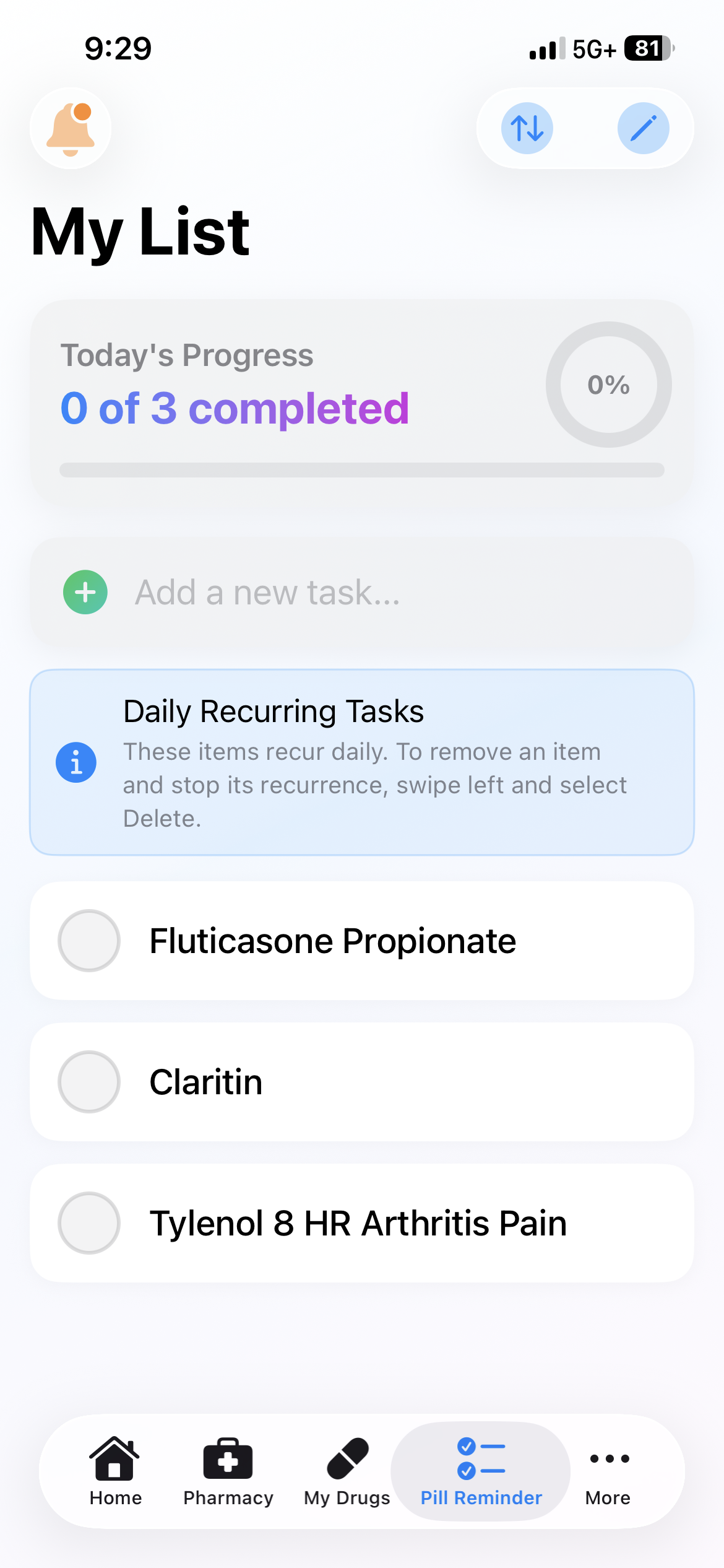 Home screenshot