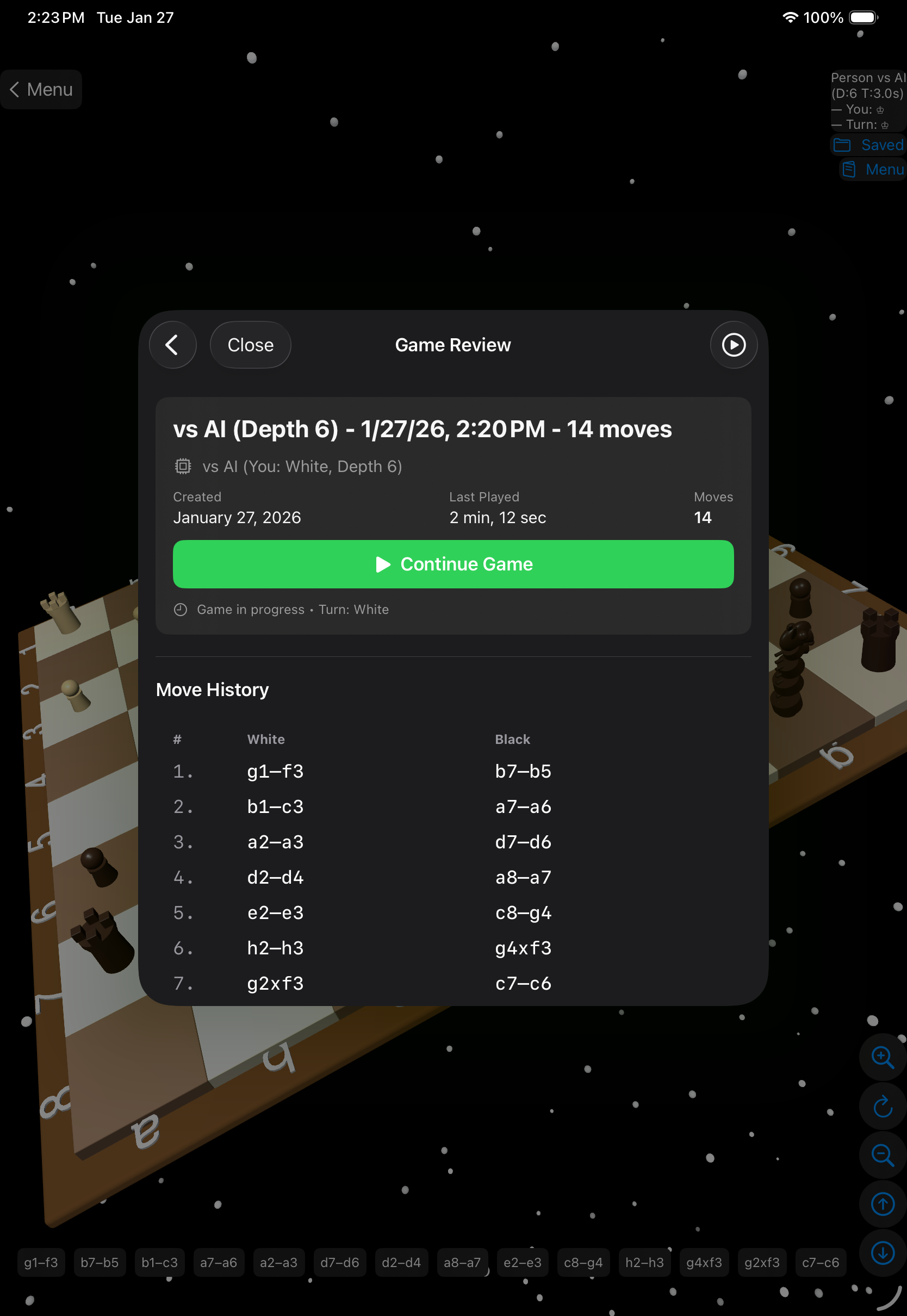 Star Chess - Saved Games Library