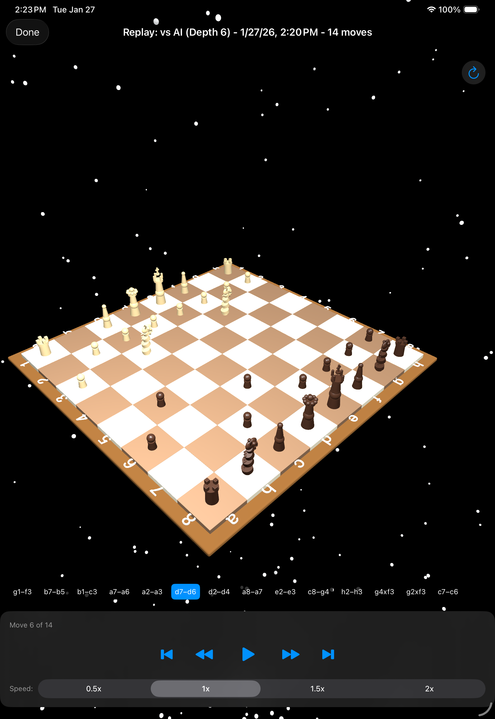 Star Chess - Game Replay Mode